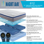 12" 6-Zone Smart Zone Bed