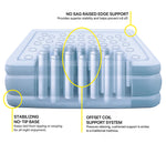 Inside clear view of Beautyrest Posture Lux temporary air mattress