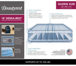 Qn Size Beautrest Sensa-Rest package back