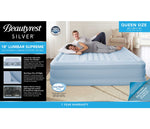 Beautyrest Silver Lumbar Supreme Queen SIze Package Front