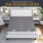 TopAire Supreme 4" Inflatable Mattress Topper - Air Filled Topper with Dual Adjustable Firmness