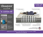 Beautyrest Silver Cushion Aire package back