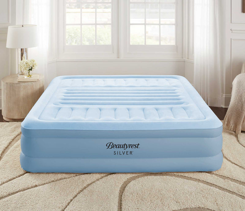 Simmons Beautyrest Silver Lumbar Supreme Air Mattress in room setting