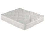 angle view of the white continuous quilted cover of the Night Air 9" closeout bed