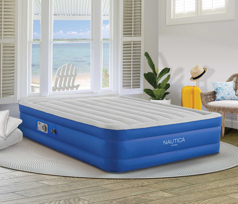 Queen Size Nautica Home Plush Aire Air Bed in Comfortable Beach Side Guest Room