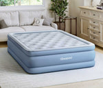Queen Size Beautyrest Posture Lux guest air bed in living room 